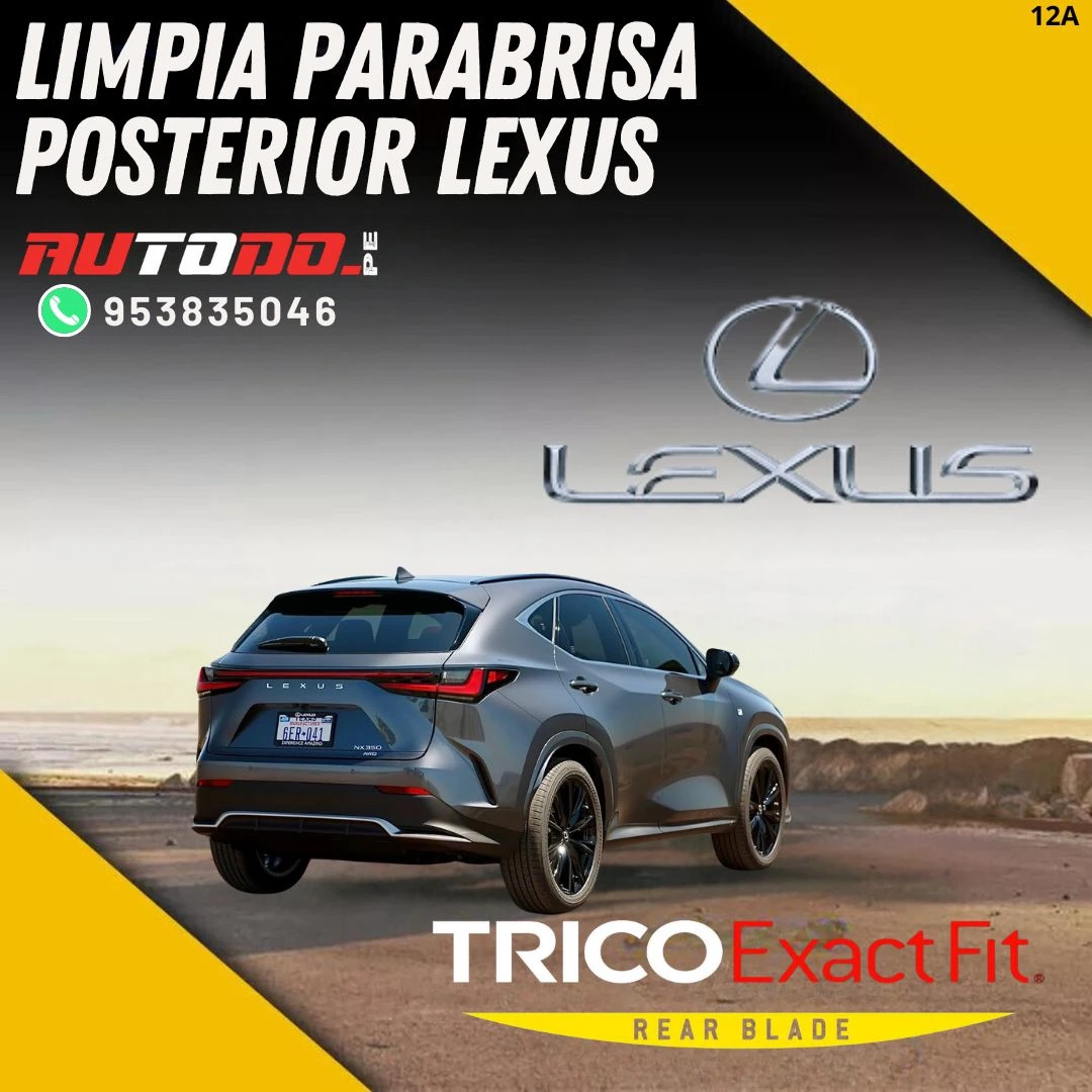 Plumilla posterior para Lexus Plumilla posterior para Lexus