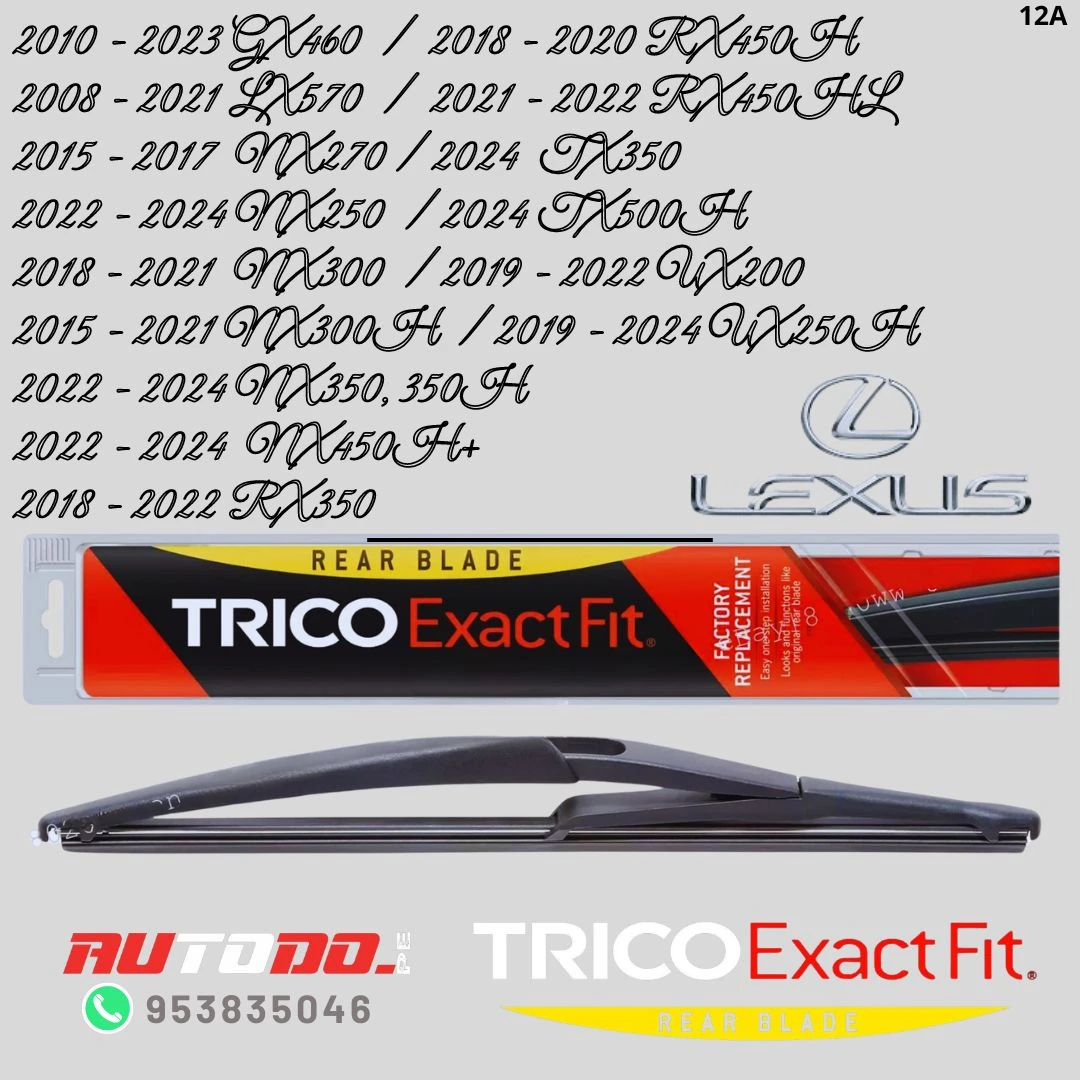 Plumilla posterior para Lexus Plumilla posterior para Lexus