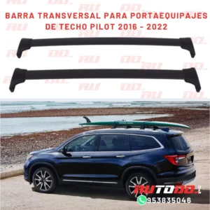 Par de barras transversales para el riel de techo Honda