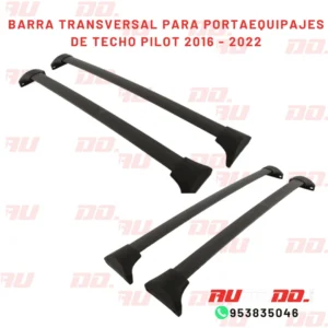 Par de barras transversales para el riel de techo Honda