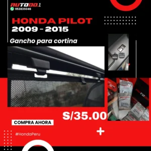 Gancho de cortina posterior Honda Pilot