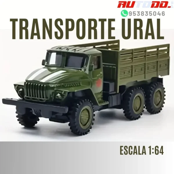 Camión transporte de personal militar ruso "URAL"
